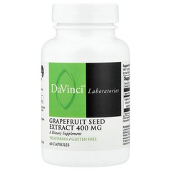 2 X DaVinci Laboratories, Grapefruit Seed Extract, 400 mg, 60 Capsules