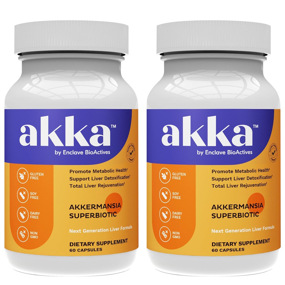 pack) (2 AKKA Liver Cleanse Detox & Repair Superbiotic Gut Health, Milk Thistle