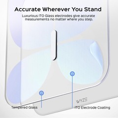 Wyze Smart Scale X Butterfly – Bluetooth Body Composition Scale, 400 lb, White