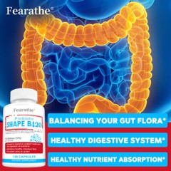 Shape B420 Probiotic 120 Capsules-15 Billion CFU,GUT HEALTH Support,120 CAPSULES