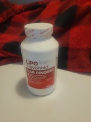 Lipo Flavonoid Ear Ringing Tinnitus Reducer – 500 Caplets, Exp. 5/28