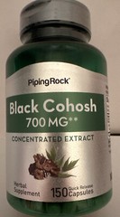 HORBAACH Concentrated Extract Black Cohosh Supplement Capsules 150 Count Exp9/26