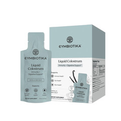 Cymbiotika Vanilla Sea Salt Liquid Colostrum 12ct Case Immune Gut Support