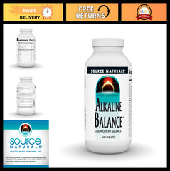 Alkaline Balance Supplement for pH Support – 240 Tablets, Healthy pH Levels