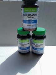 3X Bottles People’s Choice Glucosamine 500mg Joint Therapy 20 Tabs.