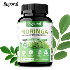 Moringa 120pcs – Reduce Inflammation,Maintain Bone Health,Increase Energy Levels