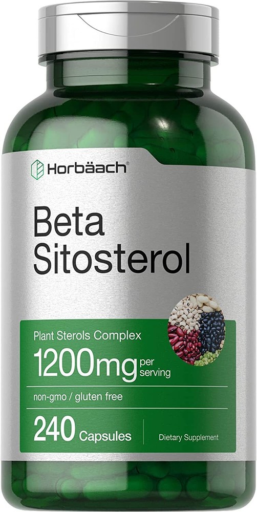 Beta Sitosterol | 1200mg | 240 Capsules | Plant Sterols Complex | by Horbaach