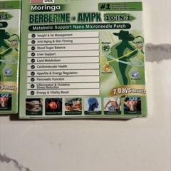 Advanced Nano Microneedle Patch Moringa Berberine x NAD+10-in-1 Premium 2 Boxes