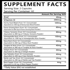 Testosterone Booster – Increase Energy, Improve Muscle Strength & Growth