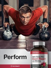 Beet Root Nitric Oxide Precursor Fuel Up Blend Superfood Energy Support 180 Caps