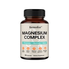 Magnesium Complex – L-Threonate, Glycinate, Malate – Brain Health, Sleep, Calm