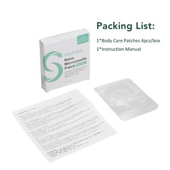 4/40PCS Nano Slimming Micro Needle Patch Unisex Slimming Microneedle Hoot Patch