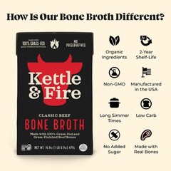 Beef Bone Broth Soup by Kettle and Fire, 1 Pack