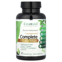 2 X Emerald Laboratories, Coenzymated Complete 1-Daily Multi, 30 Vegetable Caps