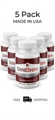 5 Pack CinnaChroma Blood Sugar Support w/ Cinnamon Extract & Chromium