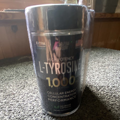 Alpha Flow L-Tyrosine 1000 mg 150 Capsules Non-GMO Lab Tested Energy Focus