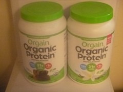 (2 pack) Orgain Organic Creamy Fudge Brownie & Vanilla – 2.03lb each exp 1/27