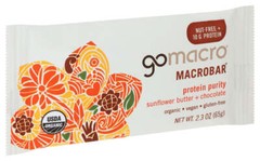 Gomacro Organic Macrobar Sunflower Butter And Chocolate 2.3 Oz