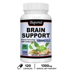 Brain Support – Ginkgo Biloba, Ginseng-Promotes Brain Health and Improves Memory