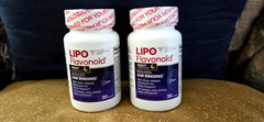 2 Bottles Lipo Flavonoid Night + Melatonin Caplets Exp. 2027