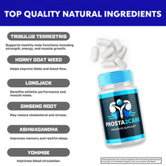 Prosta2Care for Men Advanced Prostate Health Support Supplement 60 Capsules