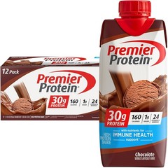 Premier Protein Shake, Chocolate , 30g Protein, 30g Protein,11 fl oz,12ct