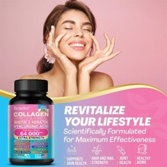Collagen 14-IN-1 Complex Supplement – Hair & Nails Growth,Support Skin Health