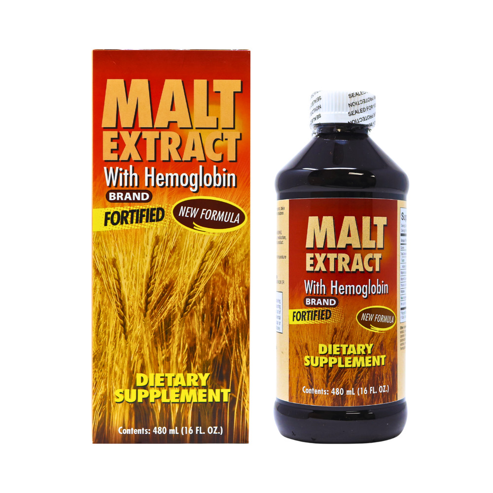 Extracto de Malta con Hemoglobina/ 16fl oz (480ml)