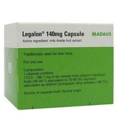 140mg LEGALON by Madaus Germany Traditionally used for liver 30’s