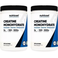 Combo x2 – Nutricost Pure Creatine Monohydrate 500 Gram Powder – Free SHIPPING!!