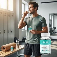 2Pk deos Body Deodorizing Supplement Natural Fresh Breath Underarm 60 Capsules