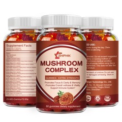 Lion Mane Mushroom Compound Soft Candy for Strong Memory Intelligence Brain 60pc