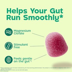 Dulcolax Daily Gut Support Gummies, Magnesium Formula, 60 Count
