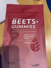 Natrava Beets+ Gummies Premium Beet Root Powder, Grape Seed Extract and Vita…