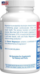 Triple Magnesium Complex 400 Mg – Clinical Formula Chelated Magnesium Supplement
