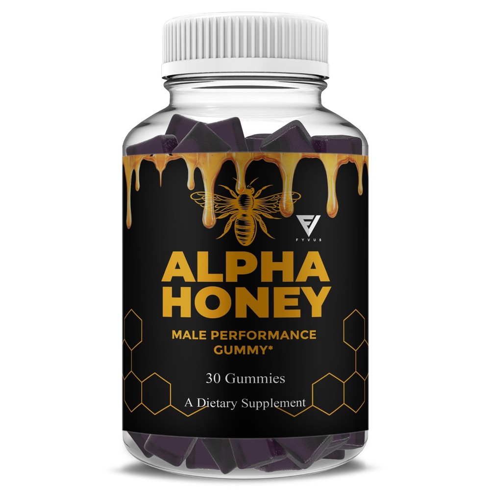 Alpha Honey Performance Gummies, AlphaHoney Supplement (30 Gummies)