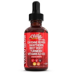 Cayenne Pepper & Hawthorn Drops with Beet Root, Turmeric, Vitamin D3+K2 US