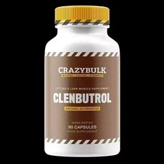 CrazyBulk CLENBUTROL -90 Capsules CUTTING & LEAN MUSCLE MUSCLE, Pack of 1.