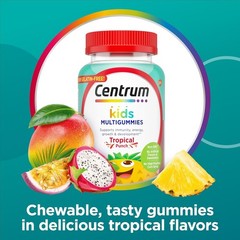 Multivitamin Gummies, Tropical Punch Flavor Made With Natural