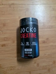 JOCKO Creatine Monohydrate Powder Unflavored 90 Servings 16 Oz