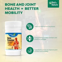 Bone Essence with Kolla2 Collagen – 60 Count Joint & Bone Support Capsules