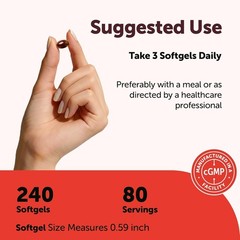 Micro Ingredients Testosterone+ Advanced 15-in-1 Softgels 240Ct Tongkat