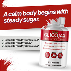 Glicojax- Blood Support – 4 Bottles- 240 Capsules