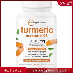 Ingredients Micro Turmeric Curcumin Supplement 1,000mg, 120 Veggie Capsules