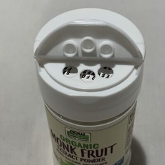 NOW FOODS Monk Fruit Extract Organic 0.7 oz Powder (10-2026)