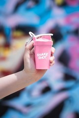 Lightweight Leak-Proof Pink 4oz Mini Shaker – Ideal for Small Scoop Supplements