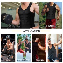 Gynecomastia Compress Tank Top Men Slim Body Shaper Vest Fat Burning Vest Shirt