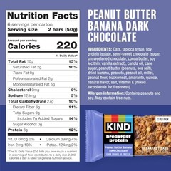 KIND Breakfast Protein Bars, Peanut Butter Banana Dark 6 Count (Pack of 5)