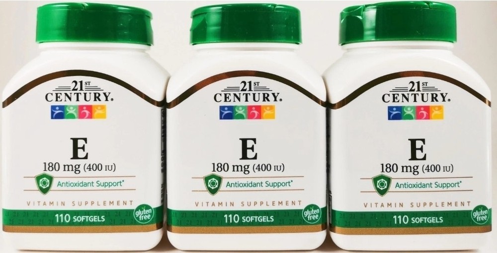 21st Century Vitamin E 400IU Antioxidant Support 180mg total 330tables-EXP:09/25