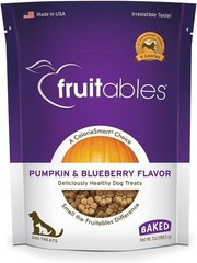Fruitables Pumpkin & Blueberry Mix Dog Treats (8×7 Oz)